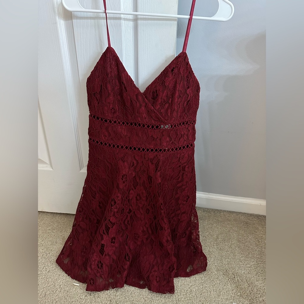 Red Lace Dress (New with tags!)
